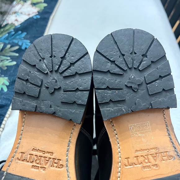 HARTT Ammo Black Leather Combat Boots, Size 9d - Picture 11 of 13